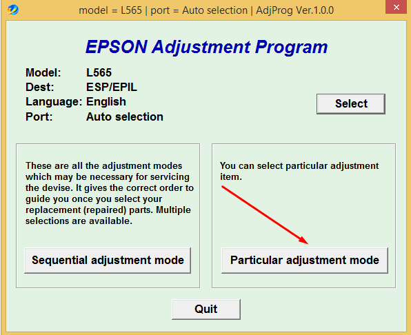 L1800 adjustment program