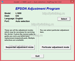 Adjustment program Epson L1800 (сброс памперса)