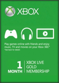 Xbox Live Gold - 1 месяц (все страны+ Россия)