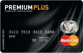 20 EUR EU BANK Подарочная карта PREMIUMPLUS MASTERCARD