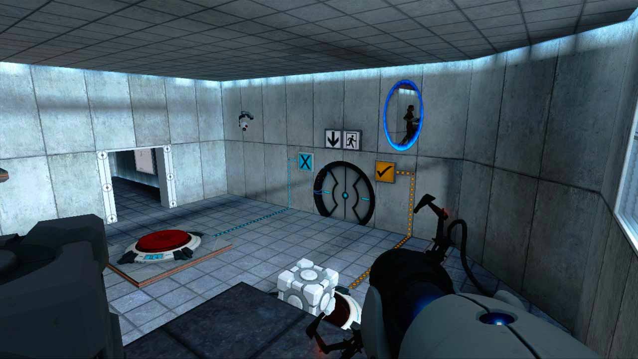 Портал п 1. Portal 1 игра. Portal 2007. Portal 1 и Portal 2. Портальная пушка игра.