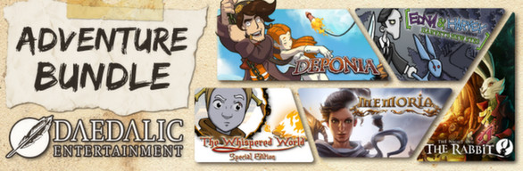 Daedalic Adventure Bundle (Deponia + Memoria + 3 Games)