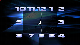 Blue Abstraction Clock activation code
