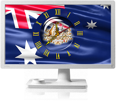 Clock Flag Australia code activation