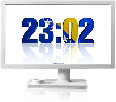 3D Bosnia and Herzegovina Digital Clock code activation