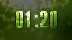 Green Digital Clock code activation