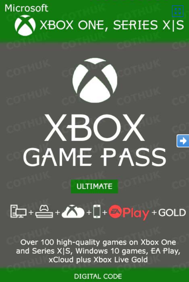 Фотография xbox game pass ultimate 14 дней (ea + gold + game pass)