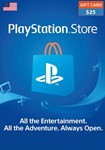 PLAYSTATION NETWORK CARD (PSN) $25 (USA) PS3, PS4, PS5