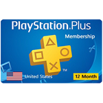 Playstation Plus Essential 12 месяцев (365 Дней) USA
