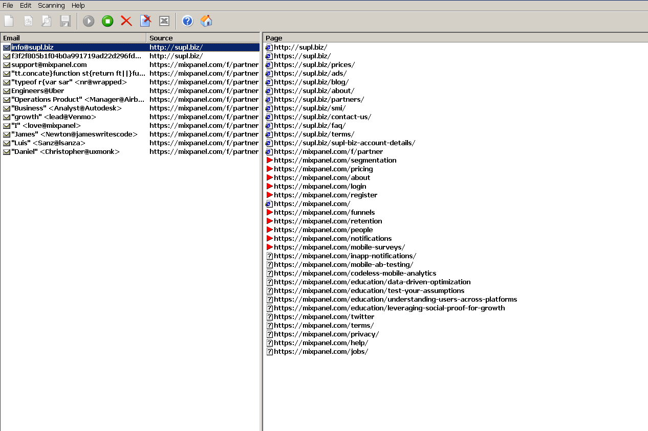 AEE-Pro 2.98 извлечение email адресов с ключём