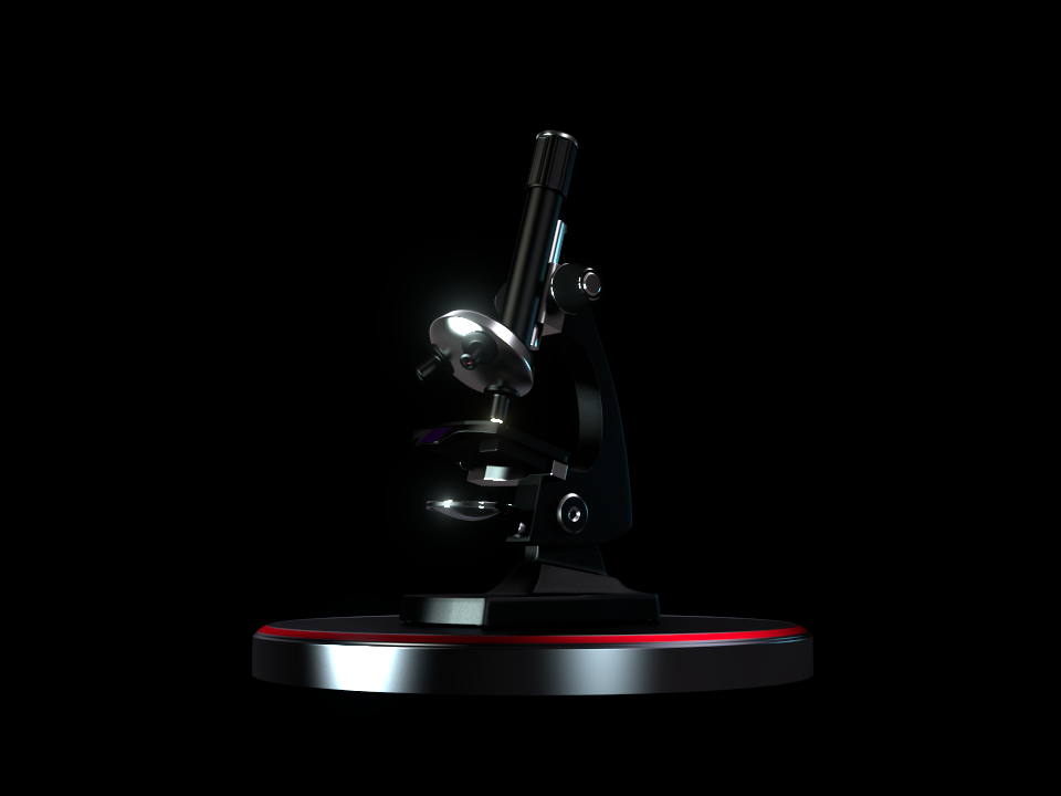 3D модель микроскоп