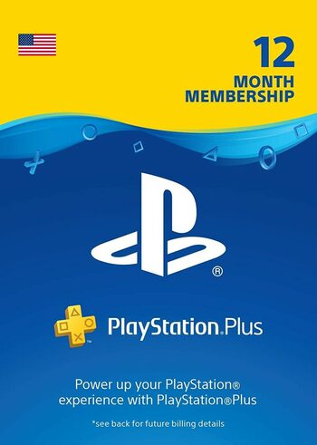 PlayStation Plus (PS PLUS) - 12 months (USA)