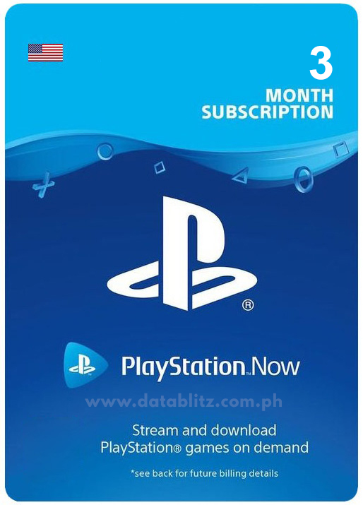 PlayStation NOW (PS NOW) - 3 months (USA)