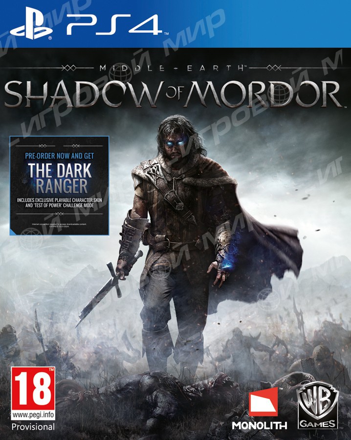 Ps4 the WITCHER 3 + middle-earth:shadow of mordor (RUS)