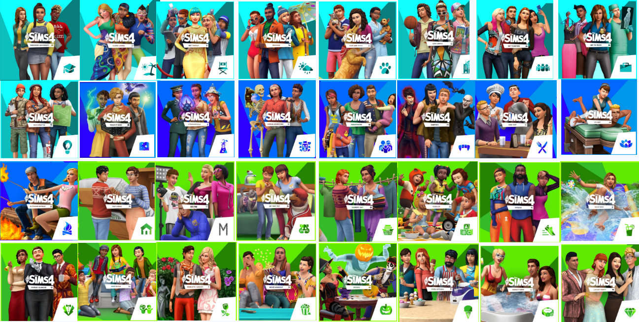 Купить the sims™ 4 все дополнения , игровые наборы и каталоги Фотография the sims™ 4 все дополнения , игровые наборы и каталоги