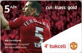 Карта оплаты Bakcell 5 AZN (Для Cin, Klass, Gold)