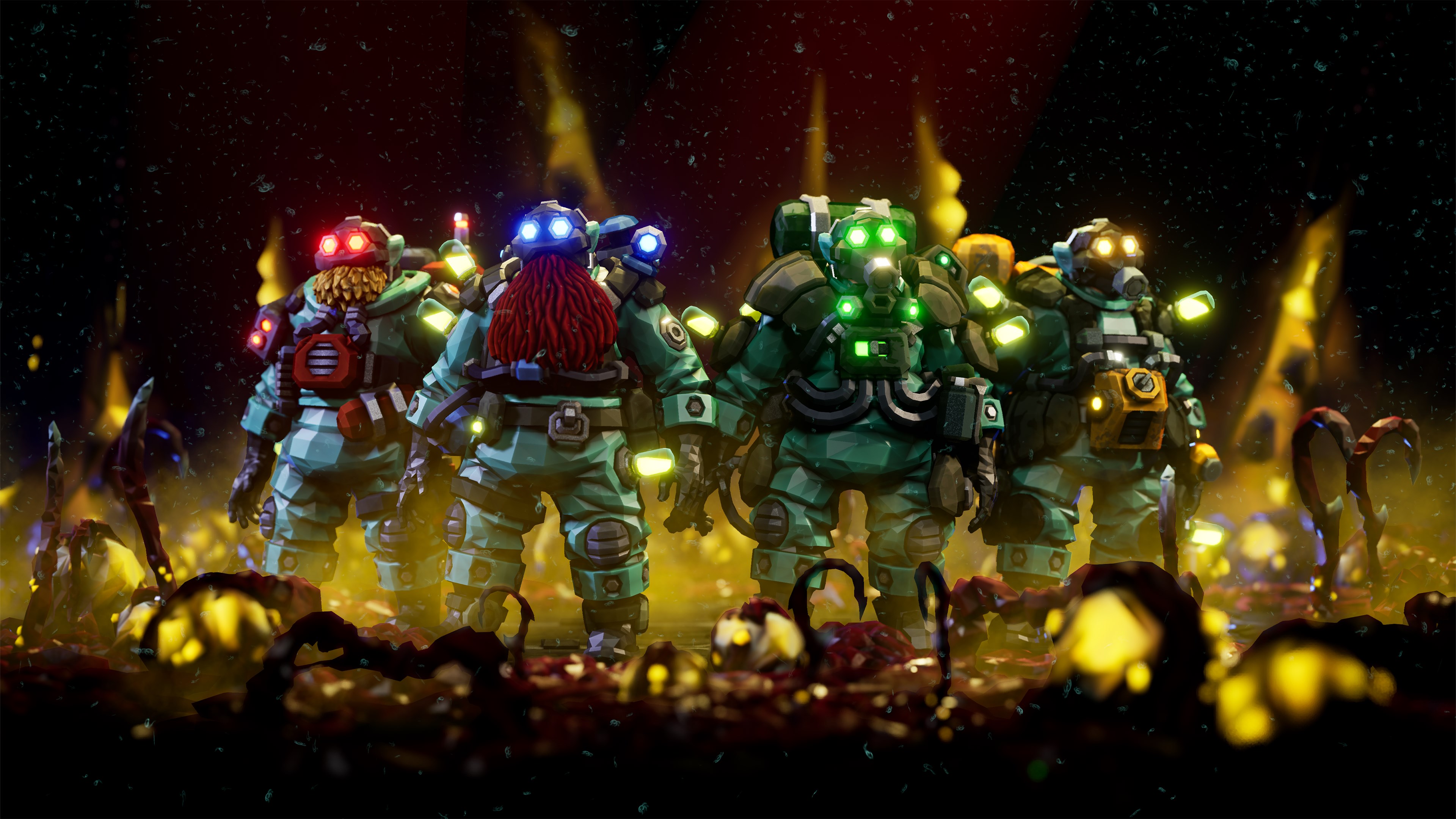 Deep rock galactic survivor стали золотыми. Deep Rock Galactic Biohazard. Deep Rock Galactic DLC. Deep Rock Galactic Dwarf. Deep Rock Galaxy.