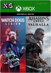 ***ASSASSIN’S CREED VALHALLA+WATCH DOGS: LEGION**XBOX*