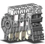 3D-модель двигателя ЯМЗ-534