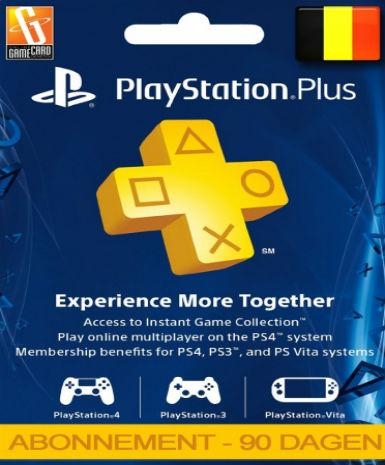 Playstation Network Card (PSN) 90 day (Belgium)