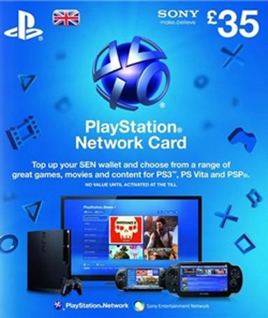 PlayStation Network Card (PSN) 35£ (UK)