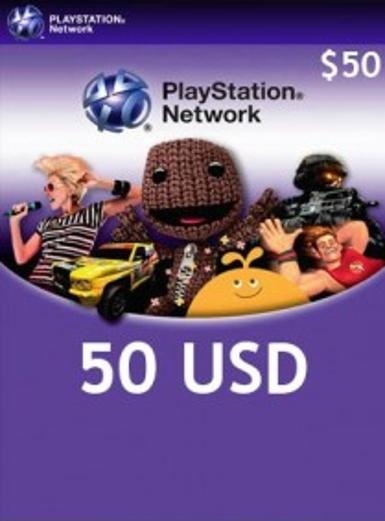 Playstation Network Card (PSN) 50 $ (USA)