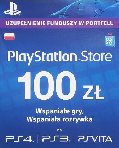 Playstation Network Card (PSN) 100 PLN