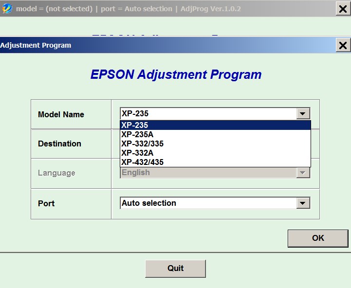Buy Adjustment Program Epson Xp 235 Xp 235a Xp 332 And Download