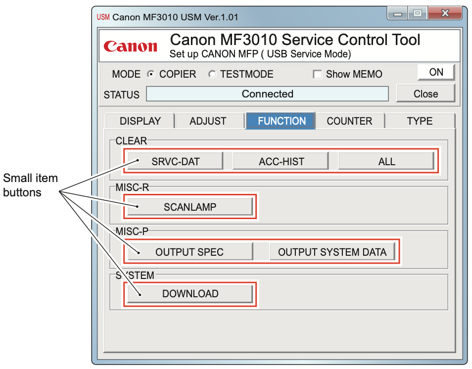 Mf toolbox русский. Canon mf3010 MF Tools. Toolbox Canon 3010. Canon service Tool. Сканер для Canon mf3010.