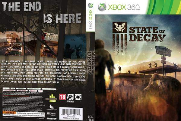 State of Decay (XBOX 360) общий аккаунт