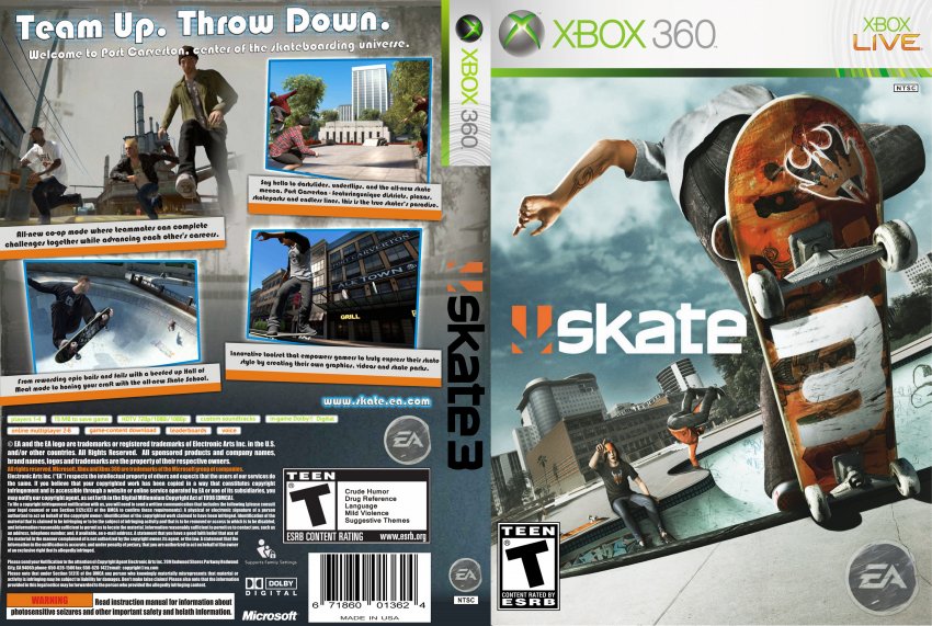 Skate 3 (seminovo) - Xbox 360