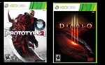 Prototype 2 / Diablo 3 + 43 игры | XBOX 360 | СБОРНИК