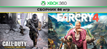 COD:AW / Far Cry 4 + 84игр | СБОРНИК | XBOX 360 | общий