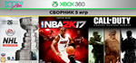 NBA 17 / COD: MW Trilogy +1games Xbox 360 account