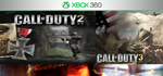 Call of Duty 2 / Call of Duty 3 | XBOX 360 | перенос