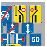 Дорожные знаки Украины – Информационные, вектор