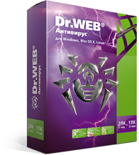 Антивирус Dr.Web, продление 1 год,1 ПК +Mobil