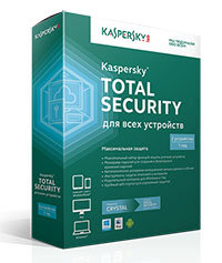 Kaspersky Total Security Multi Devic 2 ПК / 1Г Прод,Rus