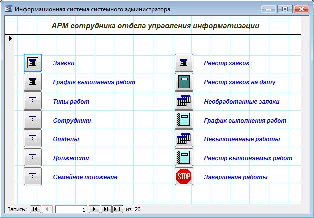 Database Informatization of the University.mdb