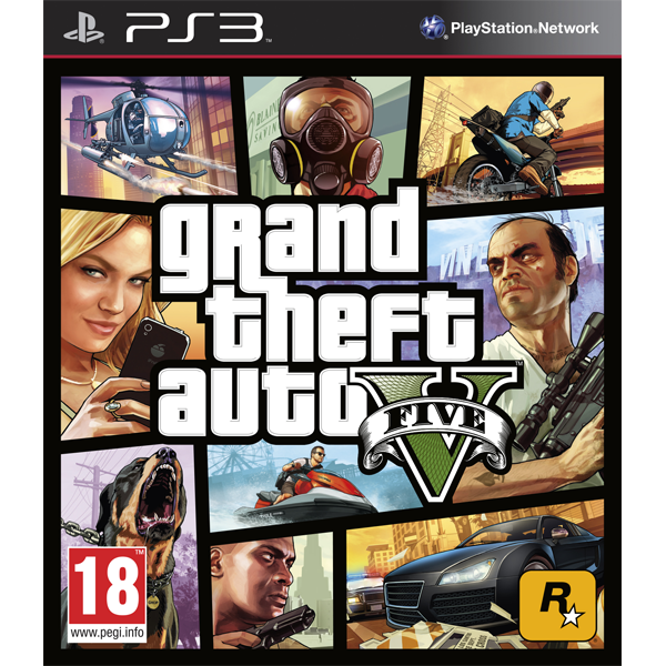 PS3 - GTA V + Black Flag + Rivals + GOW + games (RUS)
