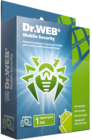 Dr.Web Mobile Security 1 Year 1 device Region FREE