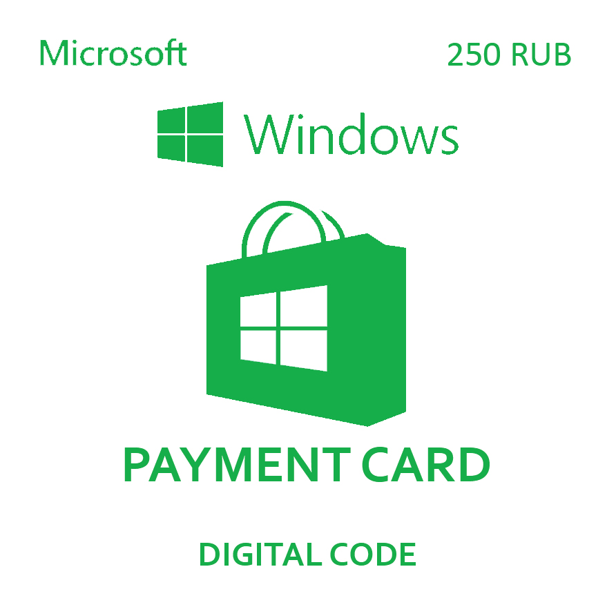 Xbox Live/Store Microsoft - карта оплаты 250 руб