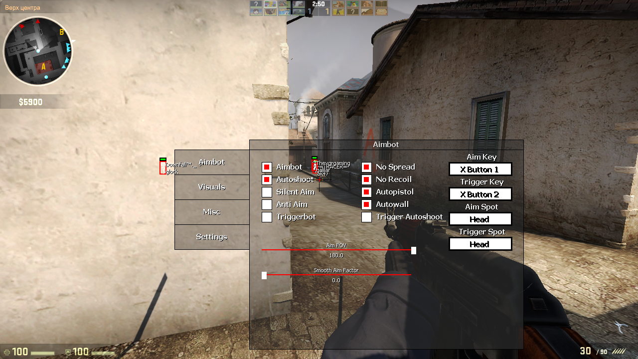 Aimbot cs go карта