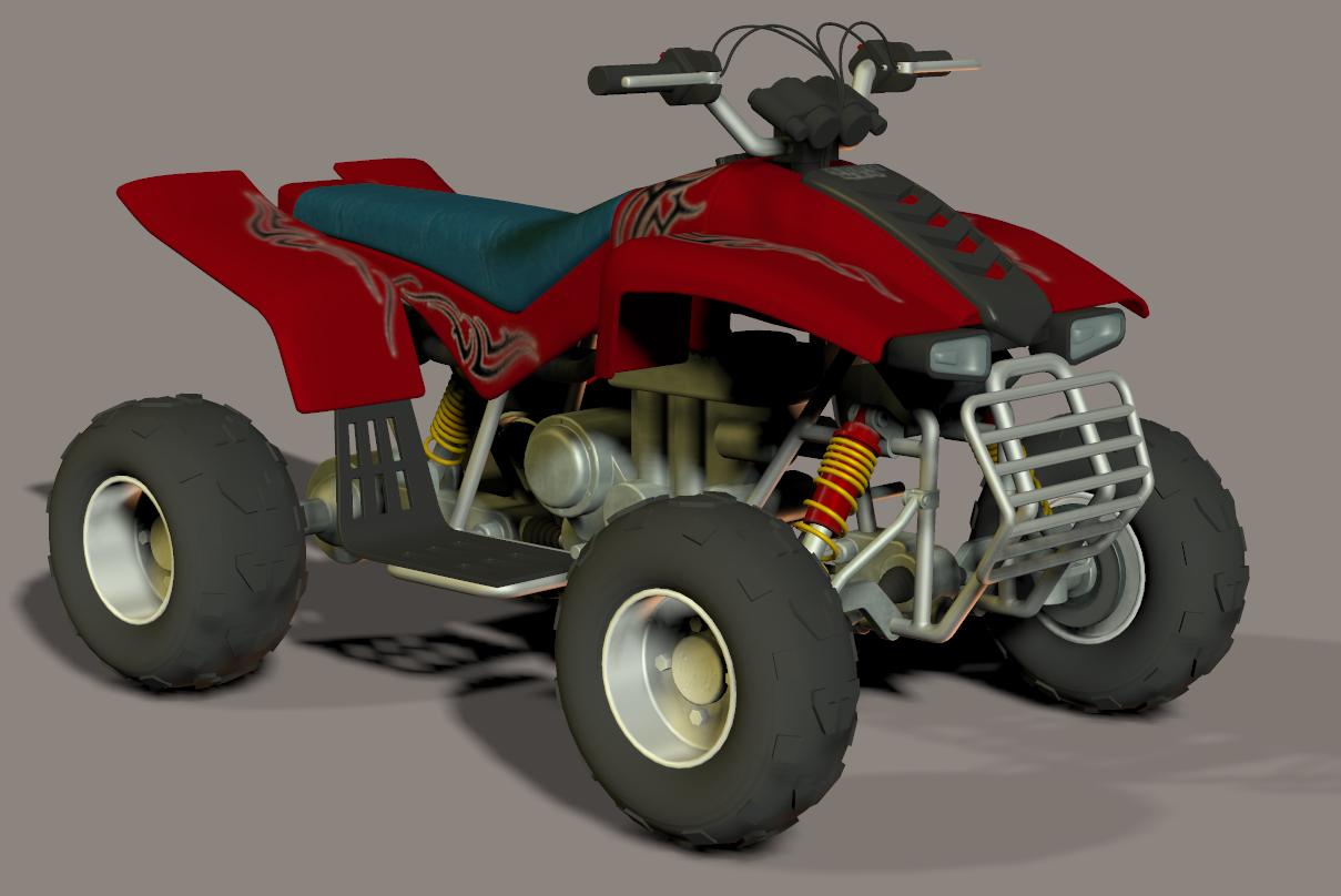 Квадроцикл 3Д модель