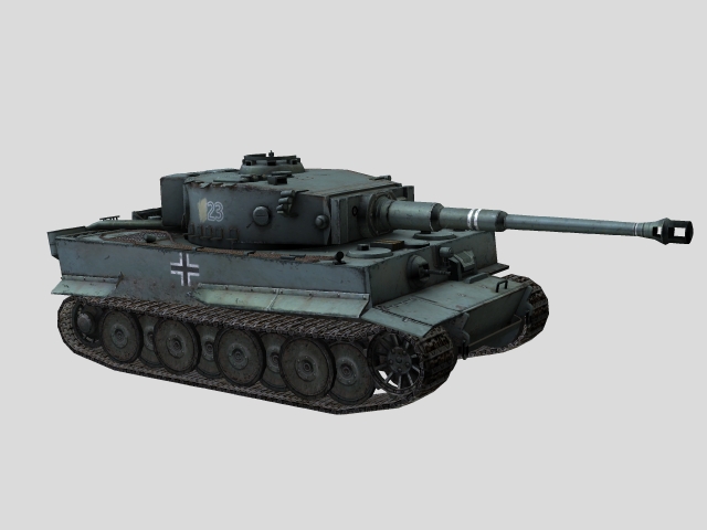 3D Модель танка "Тигр"