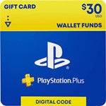 PlayStation™Store US | Карта пополнения $30