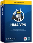 AVAST (HMA) HIDEMYASS PRO VPN 5 устройств - 3 года [EU]
