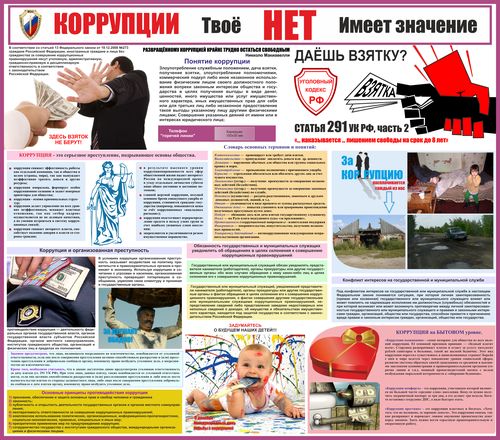 Коррупции твое нет