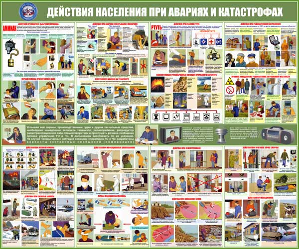 Действия населения при авариях и катастрофах