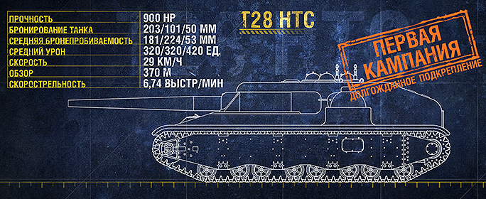 Личные боевые задачи - Т28 HTC